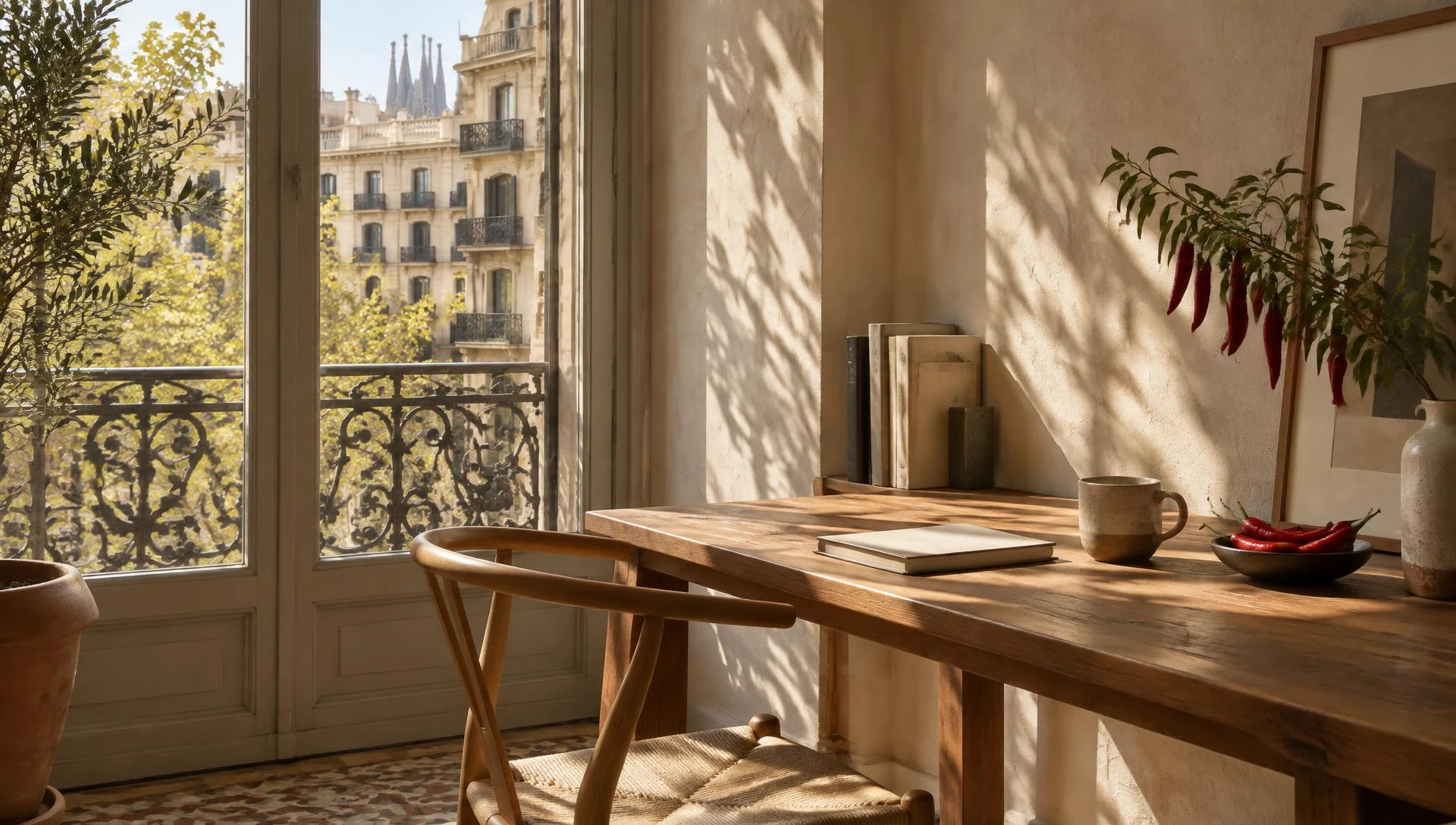 Rincón del estudio de Chillidesign en Barcelona
